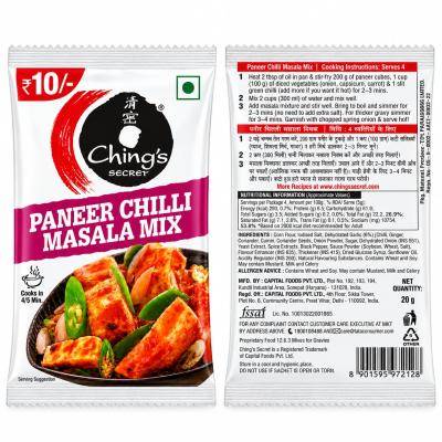 CHINGS SECRET PANEER CHILLI MASALA MIX - 20g